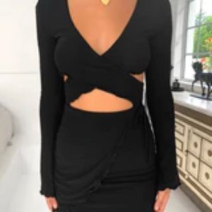 Black Tiger Mist Wrap Dress. Never worn with tags. Size S. Perfect condition